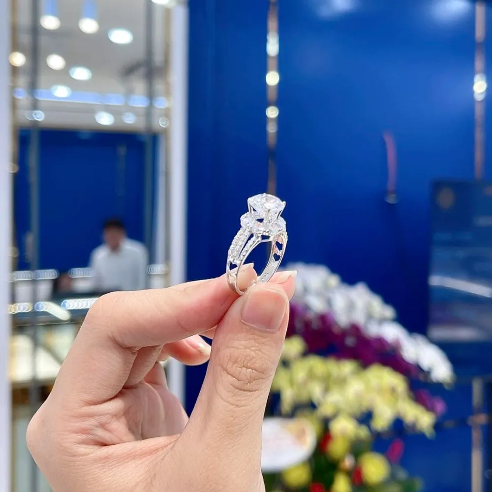 Nhẫn Nữ Đính Đá 005 - Ảnh 2