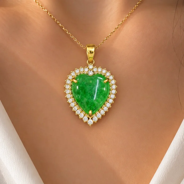Mặt ngọc thạch trái tim - Ảnh 2